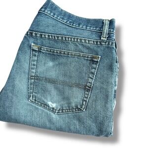 Urban Pipeline Mens Blue Jeans Regular Fit Distressed Size 34x30(34x29)